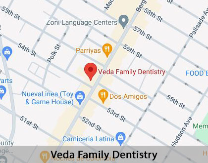 Map image for Dental Practice in West New York, NJ